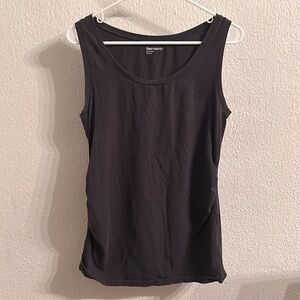 Gap maternity Pure Body black tank; size large